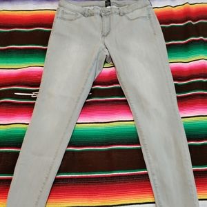 Lane Bryant gray skinny jeans